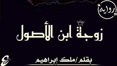 زوجة ابن الاصول الجزء الاول